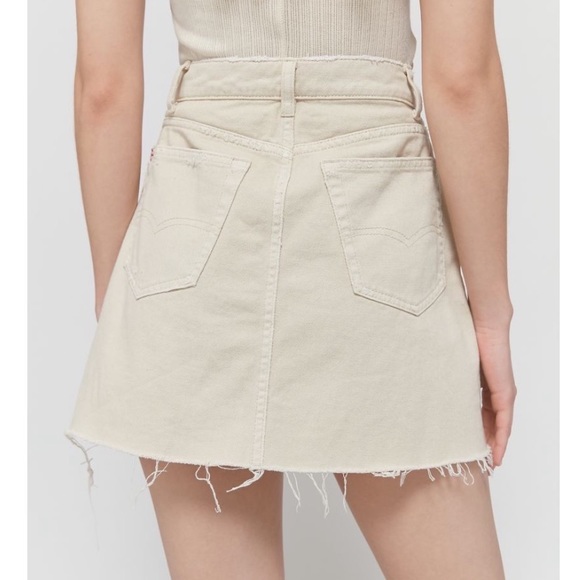 BDG Roxi Destructured Denim Mini Skirt NWT Size S - Picture 2 of 9